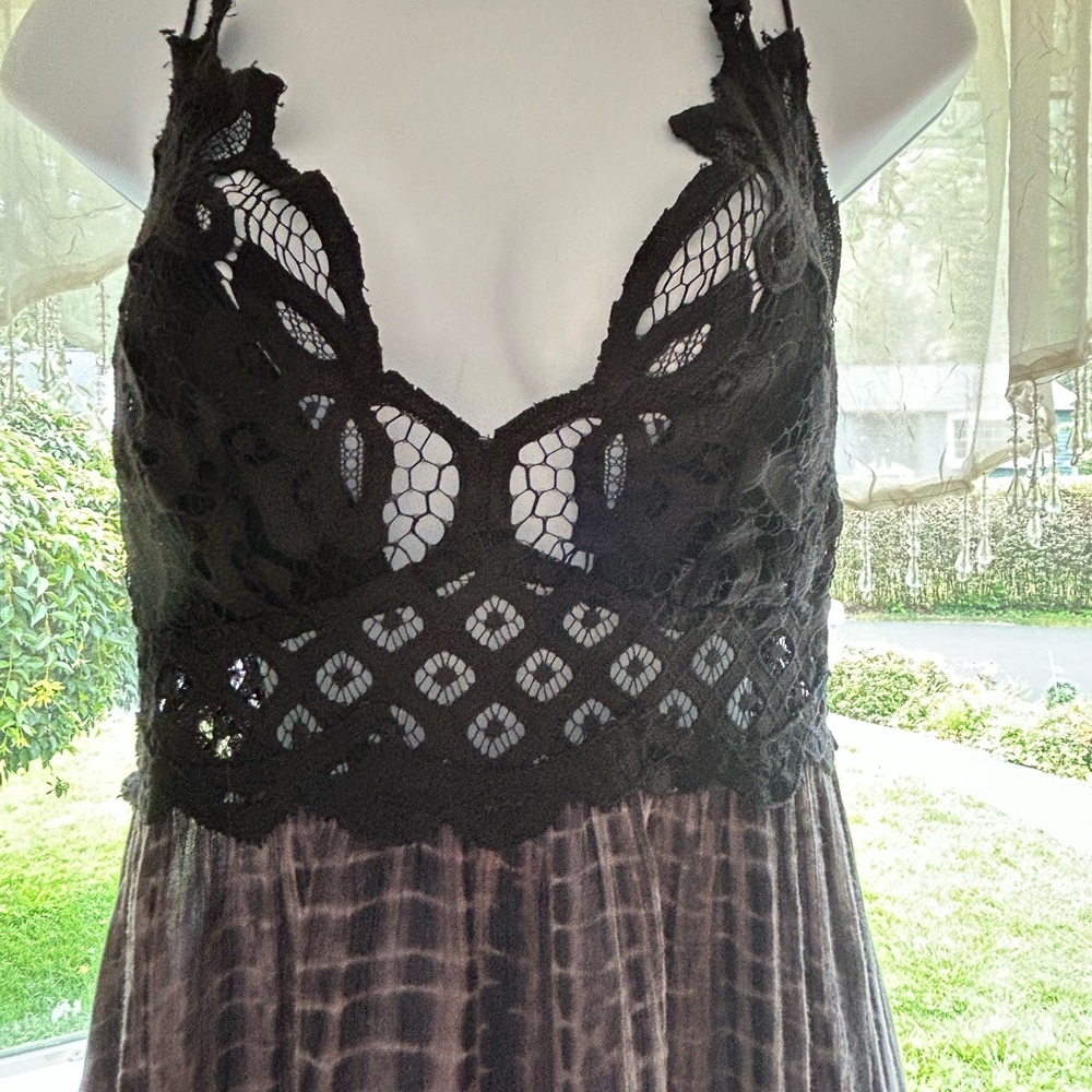 Elegant Black Lace Women's Intimate Dress